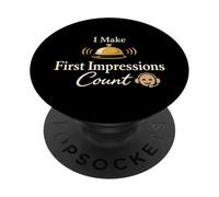 Recepcionista Vida Humor Oficina de Apoyo Administrativo PopSockets PopGrip Adhesivo