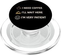 Recepcionista Vida Humor Oficina de Apoyo Administrativo PopSockets PopGrip para MagSafe