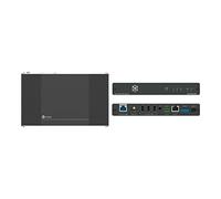 Kramer Receptor AV EXT3-POE-XR-R – 4K60 4:4:4, PoE bidireccional, USB, Ethernet 1Gbps, Negro
