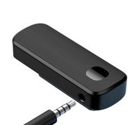 Receptor auxiliar para coche, adaptador auxiliar 2 en 1, receptor de música jack de 3,5 mm, receptor de transmisor inalámbrico, adaptador de audio para Carr TV, audio, PC, hogar, estéreo, TV
