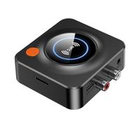 Receptor Bluetooth 5.4 Hi-Fi con Salida Jack 3.5 mm y RCA Adaptador Bluetooth Audio con Modo de Graves Conexión Dual y Largo Alcance para Equipo de Música/Amplificador/Altavoz