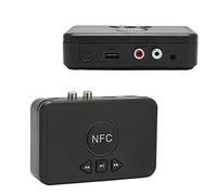 Receptor Bluetooth NFC, NFC Habilita el Adaptador de Audio Bluetooth5.0 Receptor Compatible con el Modo RX para el Sistema de Sonido de Transmisión de Música Estéreo HD para el Hogar para 3.5 Mm