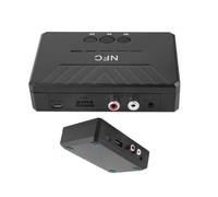 Receptor de audio - Adaptador de 4,13 pulgadas | Receptor de sonido inalámbrico - Adaptador portátil ABS para el hogar, el coche, la oficina, la transmisión de música y el uso exterior