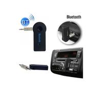 Receptor de audio Bluetooth, conector de 3,5 mm, micrófono incorporado, color negro
