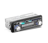 Receptor de Audio para Automóvil, Estéreo Multimedia para Automóvil de un DIN, Bluetooth FM, MP3 USB, de Audio de Radio FM Digital SD en el Tablero,12 V Universal