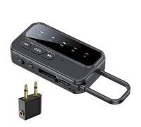 Receptor de Audio para Coche - Transmisor De Radio | Receptor De Transmisor | Conector De Música De Coche Inalámbrico | Compatible con Smartphones para Sonido Claro Y Conectividad FA