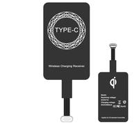 Receptor De Carga Inalámbrica - Adaptador Rápido | Chip Receptor Delgado Type-C para Teléfonos, Carga Rápida por Inducción, Parche Inalámbrico Ultra Delgado, Accesorio Eficiente para Móviles