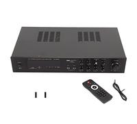 Receptor de Cine en Casa Bluetooth, Potencia Máxima de 500 W, 5 Canales, Sonido Envolvente, Sonido de Coche, Amplificador Estéreo HiFi AV para Cine en Casa, Fiesta de Karaoke