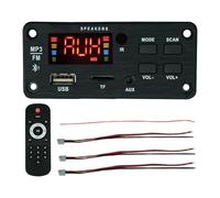 Receptor de Coche, Placa de Decodificación de Audio, Reproductor Musical con Mando A Distancia 2X25W Sin Pérdida De Audio para Altavoces De Automóvil Viaje Carretera Camión
