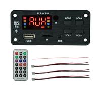 Receptor de Coche - Tablero De Decodificación De Audio,Reproductor Musical con Mando A Distancia 2X25W Sin Pérdida De Audio para Altavoces De Automóvil Viaje Carretera Camión