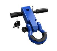 Receptor de enganche de 2 pulgadas, receptor de enganche universal con grillete, accesorios de acero para el remolque y la recuperación de vehículos, para remolcar jeeps, camiones(Size:19-22T,Color:F)