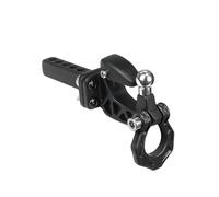 Receptor de Enganche de Remolque de Aluminio for Crawlers RC 1:10 for Tra-xxas TRX4, Axial SCX10 90046 90047, CNC(Black08)