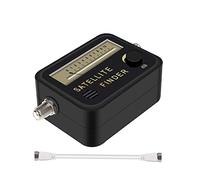 Receptor de medidor de señal de alineación del buscador satelital original de satélite for plato TV LNB Direc Digital Signal Amplifier SAT Finder(Added White cable)