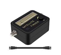 Receptor de medidor señal alineación del buscador satelital Original satélite for Plato TV LNB Direc Digital Signal Amplifier Sat Finder,Serie Profesional(Added Black Cable)