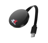 Receptor de Pantalla Inalámbrico 4K - Adaptador de Pantalla Wifi Compatible con 5G + 2.4G TV Sticks para Android Fácil Instalación