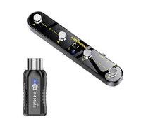 Receptor de pedal incluido compatibilidad con múltiples dispositivos, controles intuitivos, pedal controlador de textura de baja latencia con receptor