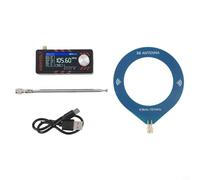 Receptor de radio de banda completa, radio digital SI4732 con módulo de control ESP32-S3 Pantalla IPS de 1.9 pulgadas Circuito Hi-Z incorporado AM FM LSB (azul)