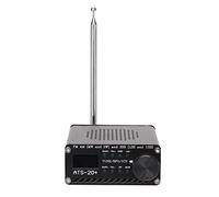 Receptor de Radio de Banda Completa, Receptor de Radio ATS-20, Radio Portátil de Corta, Receptor Digital con Batería Incorporada, con Altavoz, Antena para Acampar Al Aire