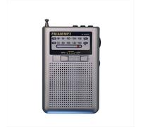 Receptor de radio mundial FM AM Mp3 con pantalla y altavoz de 88-108 MHz compatible con tarjeta TF y conector para auriculares Mini Pocket B