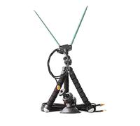 Receptor de radio SDR de banda ancha con antena de bocina portátil VHF/UHF