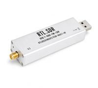 Receptor de radio SDR, receptor de banda completa de 0.1MHz-1.7GHz RTL-SDR Radio basada en el sistema de comunicación de radio definida por software para XP/Win10/Android