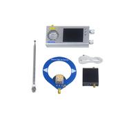 Receptor de Radio Tef6686 Todas las Bandas FM/MW/Onda Corta /LW Radio Portátil con Donut Antena Amplificador Plata