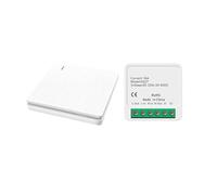 Receptor de relé mini de 110 V, 220 V y 16 A, interruptor de panel de pared con control bidireccional y temporizador(1R 1T)