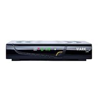 Receptor de satélite Digital Viark Sat 4K 4K UHD DVB-S2X Multistream H.265 4000MIPS 1.0GHz 60fps 10bit 3D, con LAN, Antena USB WiFi y Lector de Tarjetas AC