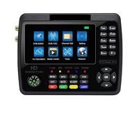 Receptor de Satélite, V10 Finder Pro Medidor de TV por satélite 4.3'' DVB-S/S2/S2X/T/T2/C/H.265+AHD(8MP) PK ST-5150 ST-6980 V8 2