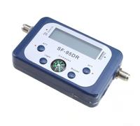Receptor de señal de satélite, receptor de señal de satélite Sf95drl con luz indicadora de pantalla LCD y aviso de pitido para la instalación del plato