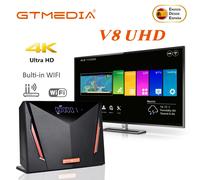 Receptor de TV satelital GTMEDIA V8 UHD 4K Ultra HD DVB-S/S2/S2X+DVB-T/T2+DVB-C, compatible con caja de TV MARS/ECAM/CCAM/M3U con ranura para tarjeta CA GTMEDIA V8 UHD