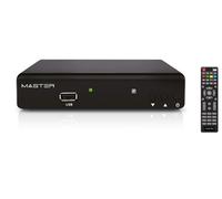 Receptor TDT DVB-T/T2 H.265 (Negro) - MASTER