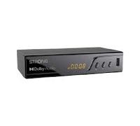 STRONG Decodificador TDT 4K UHD|DVB-T2|Pantalla|Compatible con HEVC265|Receptor/Sintonizador de TV|USB PVR|Dolby Digital Plus|HDMI|Euroconnector