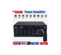 Receptor estéreo con tecnología de amplificador Hi-Fi, amplificador de audio para el hogar para sonido envolvente de doble canal y noches de