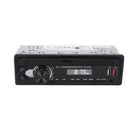 Receptor Estéreo para Automóvil BT, Puertos USB Duales, Soporte para Tarjeta de Memoria, Tecnología BT con Ecualizador, Receptor Am, Control Remoto, ABS y Material Metálico, BT