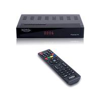 Receptor HRT de Xoro, Full HD HEVC DVB-T2, negro | Descifrado Irdeto sin módulo adicional ni tarjeta chip, 2 grabaciones simultáneas, reproductor multimedia USB Full HD (MKV)