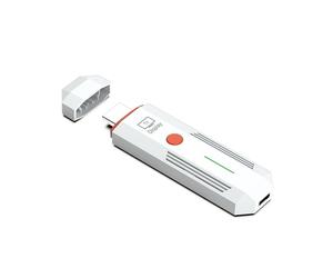 Receptor Inalámbrico de 50 M, Adaptador de TV, Extensor de Audio y Video Compatible con para TV, Monitor, Proyector, PC (Solo RX)