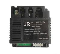 Receptor RC para niños eléctrico Ride On Car 6V 12V Pieza de repuesto de control remoto compatible con JR-For RX-12V JR-For RX-6V JR1958-2S JR1738RX JR1705RX JR1858RX(JR1738RX 12V)