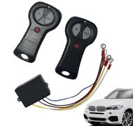 Receptor remoto para cabrestante para coche - Kit de control inalámbrico, interruptor sellado IP65 de alta sensibilidad, indicadores luminosos, terminación de pin duradera, compatible con dos mandos a