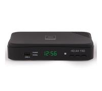 RED OPTICUM AX 150 Receptor Satélite con función de grabación PVR I Receptor satélite Digital HD con HDMI - SCART - USB - Coaxial I Fuente de alimentación 12V Ideal para Camping