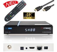 Receptor Satélite Octagon SX88 V2 4K UHD PVR CA HEVC Multistream DVB-S2