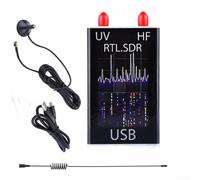 Receptor sintonizador USB, 100 KHz-1.7 GHz Full HF RTL-SDR receptor sintonizador USB R820T + 8232 jamón con antena látigo