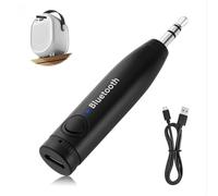 Receptor transmisor Bluetooth 5.3,Manos Libres Coche con 3.5mm Aux con Micrófono Integrado,para TV Car Speaker Headphones Amplifier Mobile PC