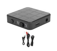 Receptor transmisor de audio Bluetooth 5.0, KN321 Adaptador de computadora de TV 2 en 1, adecuado para computadora, computadora portátil, estéreo, auriculares, teléfono inteligente, reproductor de MP3