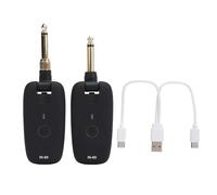 Receptor transmisor de guitarra eléctrica SustVita con 7 canales, alcance de 30-50 m y carga USB C, un metodo receptor transmisor de guitarra para múltiples instrumentos