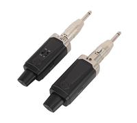 Receptor Transmisor de Micrófono Inalámbrico, de Micrófono XLR Inalámbrico UHF con Enchufes XLR, Adaptadores XLR a 6,35 Mm, Admite Modos de 48 V y 5 V