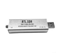 Receptor USB RTLSDR con chipset RTL2832U y sintonizador R820T2 con TCXO para recepción de banda ancha de 24 MHz a 1766 MHz