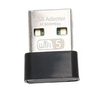 Receptor USB Universal, Nano AC600 Wireless 2.4G Dongle USB Portátil para PC, MU MIMO 600Mbps 2.4G 5G Plug and Play Mouse Adaptador USB, para Windows para Linux