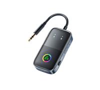 Receptor y Transmisor 5.4 de 3,5 mm con Entrada AUX y Adaptador de Audio Inalámbrico RGB para Altavoces, PC, TV y Coche.