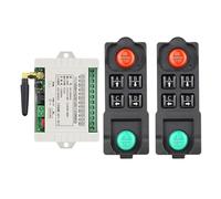 Receptor Y Transmisor De Control Remoto Inalámbrico FM 4 Canales For Motores, Puertas Eléctricas, Portones, Ascensores Luces Señal Estable Control Preciso(SET-2)